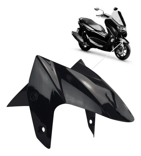Paralama Dianteiro Yamaha Nmax 160 2018 a 2020 Preto Brilhante
