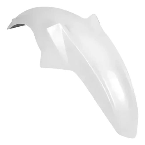 Paralama Dianteiro Paramotos Yamaha Fazer 150 2014 a 2025 Branco Metálico