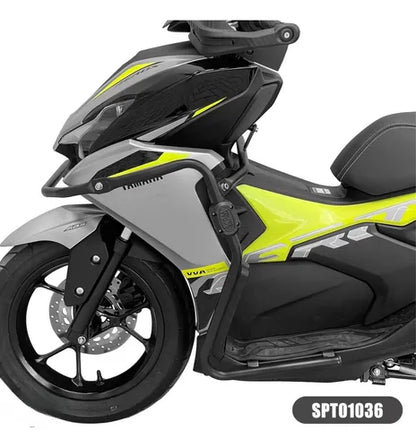 Protetor de Carenagem Protetor de Motor Scam Yamaha Aerox 160 2026 em diante Preto Fosco