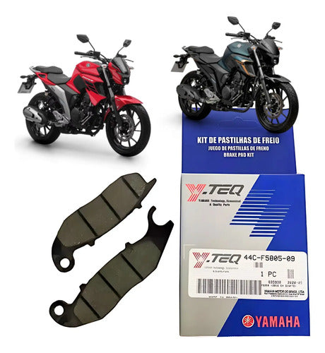 Pastilha de Freio Dianteira Y-TEQ Yamaha Fazer 250 Honda Cg 150 160 Titan Fan