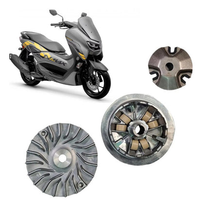 Kit Polia Primária e Roletes da Embreagem Iron Yamaha Nmax 160 2016 a 2022