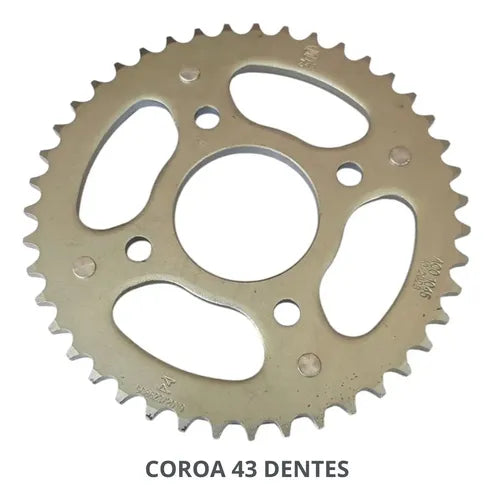Kit Relação Smartfox com Retentor Honda Cg 150 Titan Fan 428HO 118L 43/16T