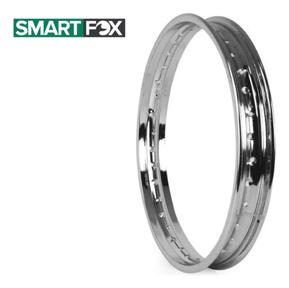 Aro de Roda Dianteira Smartfox Honda Xlr Xls 125 Tornado 250 Nx 400 Falcon Xr 200r 1.85x21 Cromado