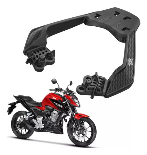 Suporte de Baú Bagageiro Scam Fiberforce Honda Cb 300f Twister 2023 em diante