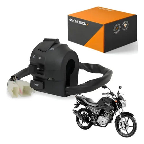 Interruptor do Farol com Seta Magnetron Yamaha Factor 125 2017 a 2024 Factor Fazer 150 2016 a 2023