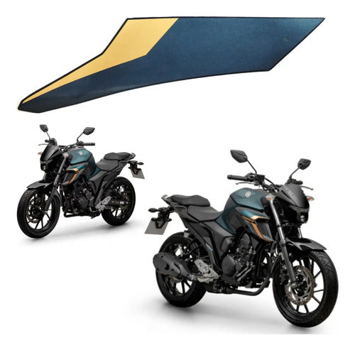 Adesivo da Aba do Tanque Direita Yamaha Fazer Fz25 250 2024 Verde Fosco