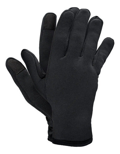 Luva Curtlo Thermoplus Térmica Segunda Pele Touch Screen Preto