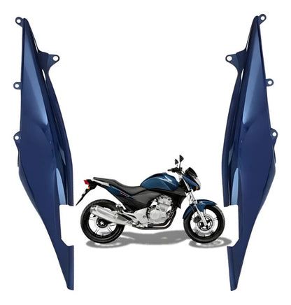 Par de Rabetas Laterais Paramotos Honda Cb 300r 2012 Azul