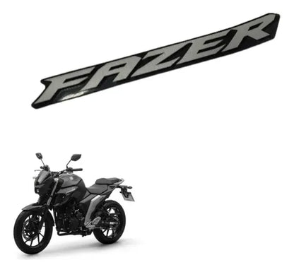 Adesivo da Aba do Tanque Esquerda Yamaha Fazer Fz25 250 2022 a 2023 Preto