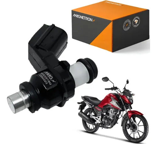 Bico Injetor 8 Furos Magnetron Honda Cg 160 Titan Fan 2016 a 2025 Bros 160 2020 a 2025