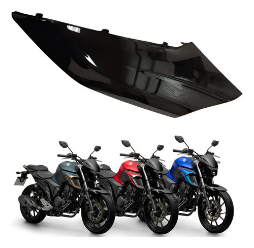 Guia de Ar Aba do Tanque Direita Yamaha Fazer Fz25 250 2018 a 2024 Preto Brilhante