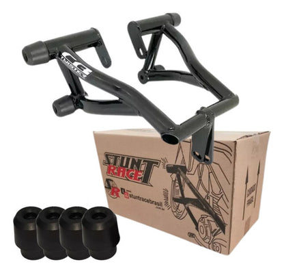 Protetor de Motor Stunt Race Cage Honda Cb 250f Twister 2016 em diante Preto Brilhante
