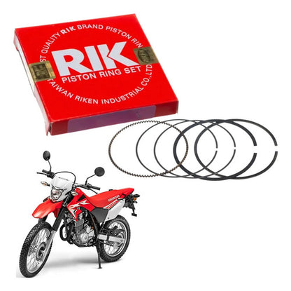 Jogo de Anéis do Pistão RIK Honda Cbx 250 Twister Tornado 250 2001 a 2008 0,75 mm