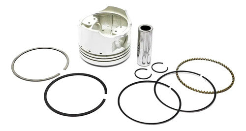 Kit Pistão com Anéis Magnetron Honda Cg 125 Cargo Today 1992 a 2000 Xlr 125 1997 a 2002 0,75 mm