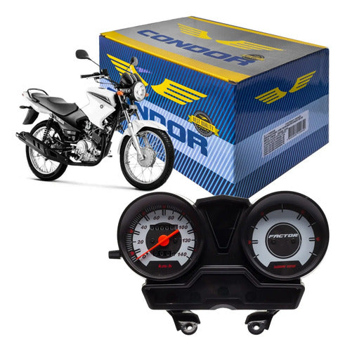 Painel Velocímetro Completo Condor Yamaha Factor 125 2014 a 2016