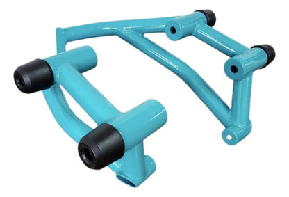 Protetor de Motor Stunt Race Cage Yamaha Mt-03 2016 a 2025 Azul Turquesa Metálico