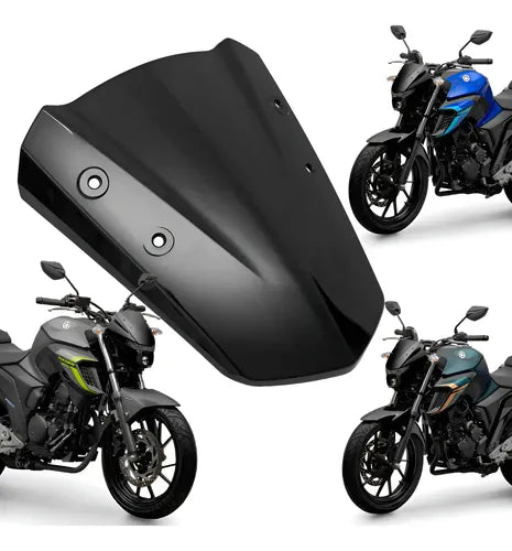 Capa do Farol Superior Paramotos Yamaha Fazer Fz25 250 2022 a 2025 Preto