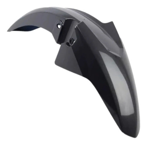 Paralama Dianteiro sem Suporte Paramotos Honda Cg 160 Titan Fan 2016 a 2021 Cinza Una