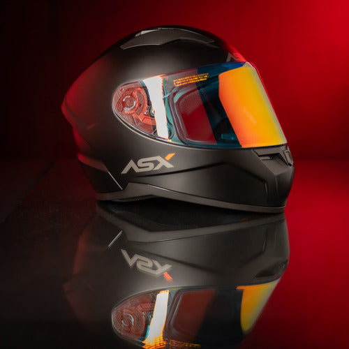 Viseira ASX V18B Eagle Draken City Revo Vermelho Claro