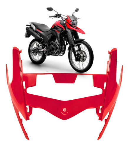 Carenagem do Farol Paramotos Yamaha Lander 250 2020 a 2024 Vermelho