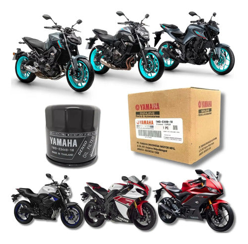 Filtro de Óleo Blindado Yamaha Fazer 600 Mt-03 Yzf-R3 Mt-07 Mt-09 Xj6 Yzf-R1 Xt 660r
