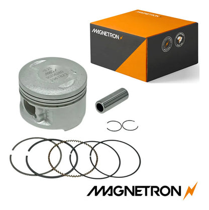Kit Pistão com Anéis Magnetron Yamaha Factor 125 2000 a 2016 Xtz 125 2003 em diante 0,25 mm