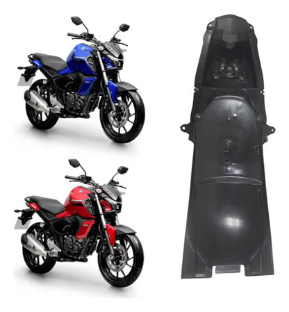 Paralama Traseiro Yamaha Fazer Fz15 150 2023 a 2025 Preto