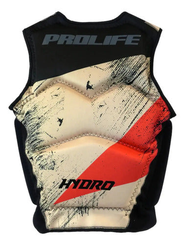 Colete Salva Vidas Homologado Marinha Hydro Citrus Pro Life Sand Red