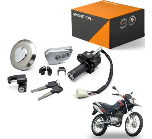 Conjunto de Travas Magnetron Honda Bros 150 2009 a 2011