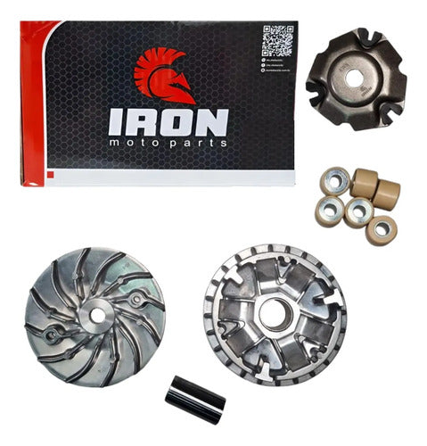 Kit Polia Primária e Roletes da Embreagem Iron Honda Pcx 150 2019 em diante