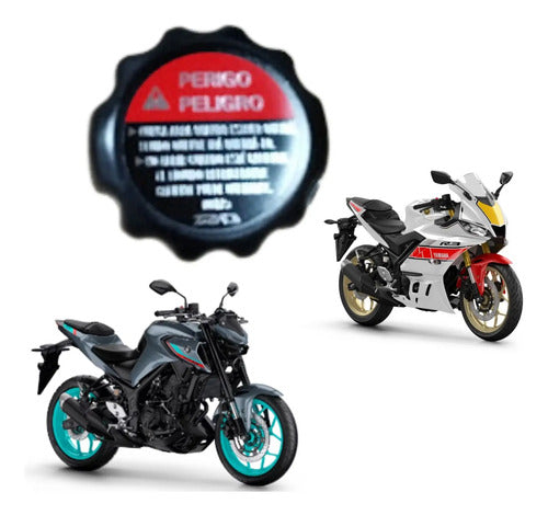 Tampa do Radiador Yamaha Mt-03 Yzf-R3 2017 a 2024