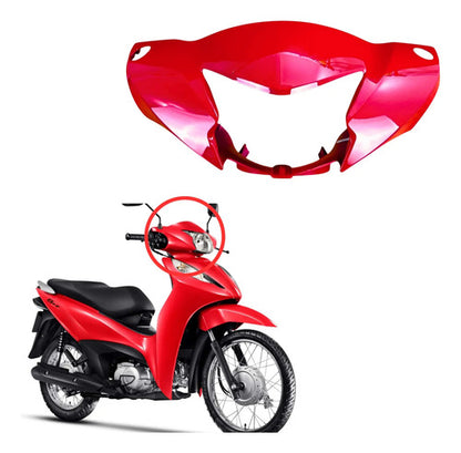 Capa do Farol Paramotos Honda Biz 125 2025 a 2026 Vermelho
