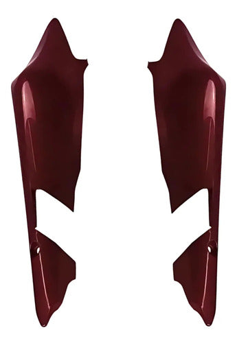 Par de Rabetas Laterais Paramotos Honda Xre 300 2010 a 2012 Vermelho Perolizado