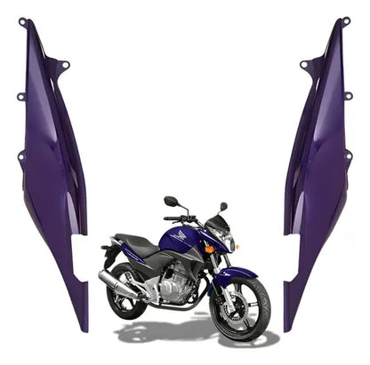 Par de Rabetas Laterais Paramotos Honda Cb 300r 2011 Roxo Metálico