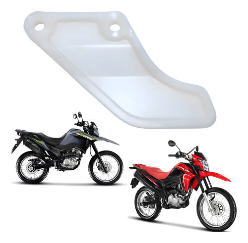Capa da Corrente Paramotos Honda Bros 160 2021 a 2025 Branco