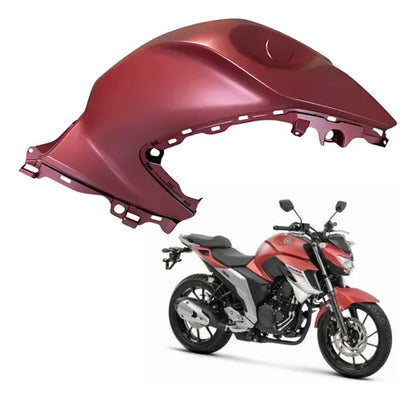 Capa do Tanque Direita Yamaha Fazer Fz25 250 2018 a 2019 Vermelho Fosco