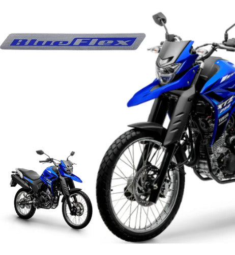 Emblema Blueflex Yamaha Factor Xtz 125 Fazer Factor 150 Fz25 Lander 250