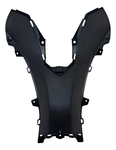Acabamento Superior Central do Chassi Smartfox Shineray Jet 50 2011 a 2025 Jet 125 2023 a 2025 Preto
