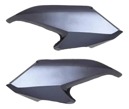 Par de Aletas Abas do Tanque Paramotos Honda Cg 160 Fan Start 2022 a 2024 Cinza