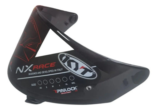 Viseira KYT NX Race Fumê Escuro