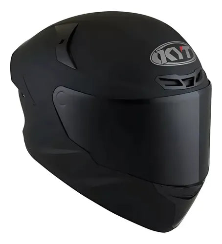Capacete KYT TT-Course Solid Preto Fosco Tamanho 60/L