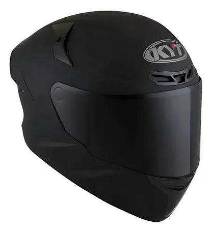 Capacete KYT TT-Course Solid Preto Fosco Tamanho 60/L