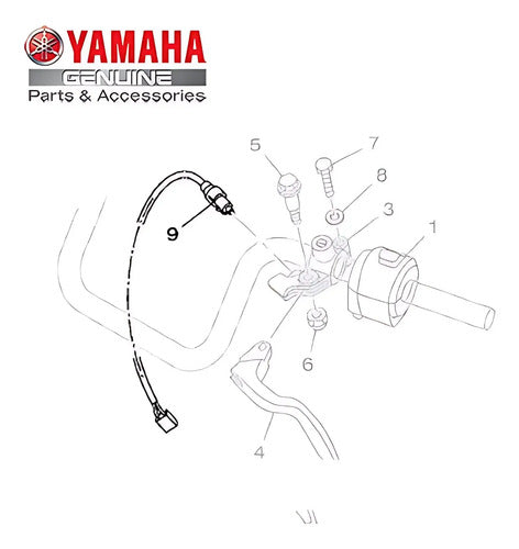 Interruptor da Embreagem Yamaha Factor 125 Factor Fazer 150 Lander 250