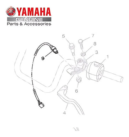 Interruptor da Embreagem Yamaha Factor 125 Factor Fazer 150 Lander 250