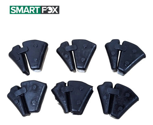 Jogo de Buchas do Coxim da Coroa Smartfox Yamaha Fazer Fz15 150 Fz25 250 Yzf-R15 6 Peças