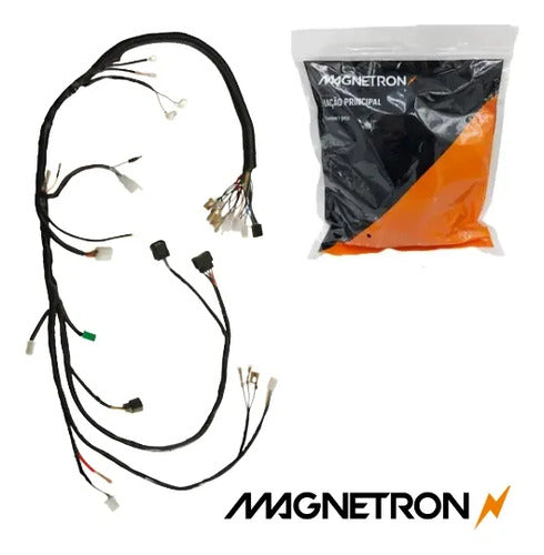 Fiação Chicote Elétrico Principal Magnetron Yamaha Factor 125 2009 a 2010 Partida a Pedal