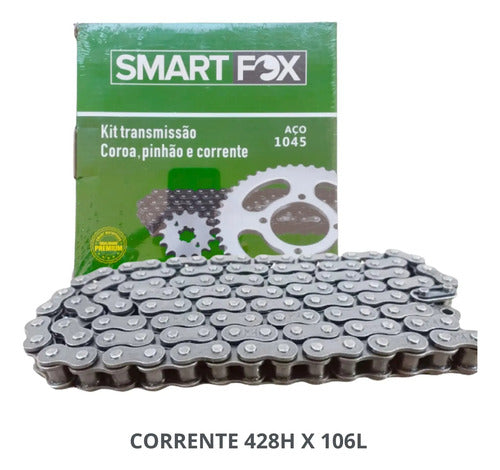 Kit Relação Smartfox sem Retentor Honda Pop 100 Biz 125 428H 106L 34/14T
