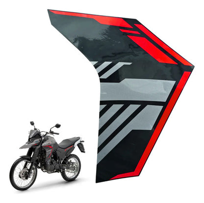 Adesivo da Aba do Tanque Esquerda Yamaha Lander 250 2025 Cinza Fosco