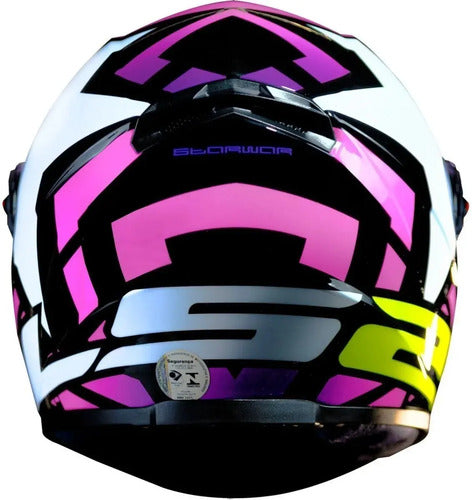 Capacete LS2 FF358 Starwar Preto Rosa