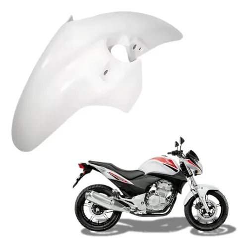 Paralama Dianteiro Paramotos Honda Cb 300r 2009 em diante Branco